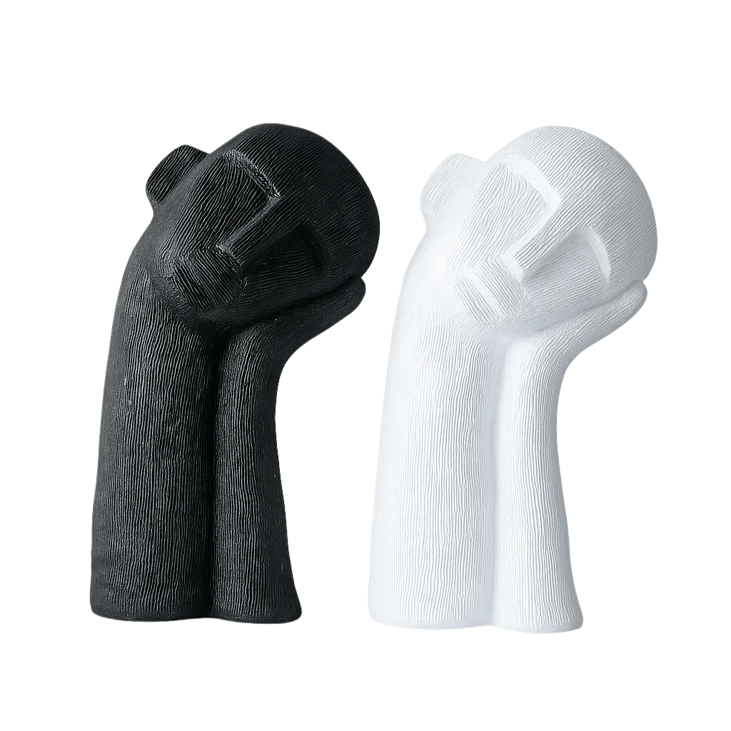 Hommfer – Sculpture Visage Pensif Résine - Hommfer