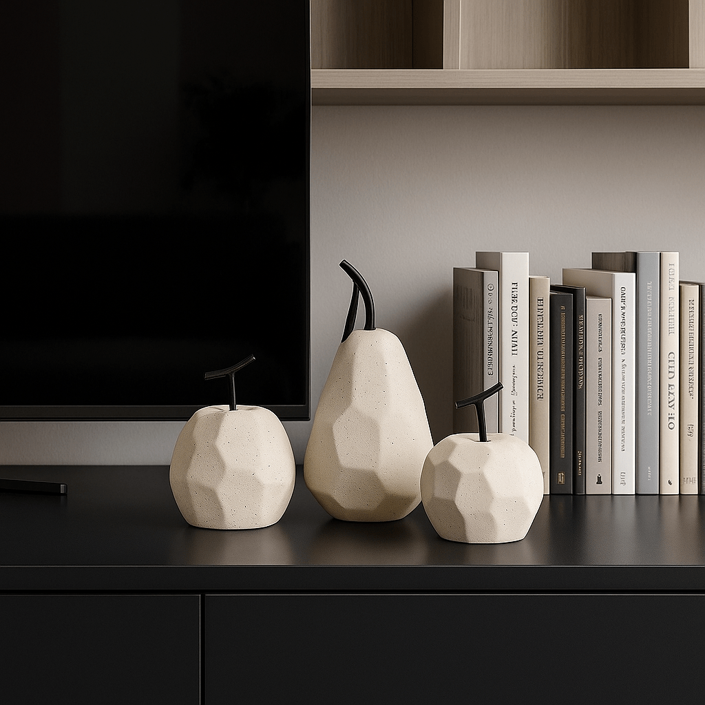 Hommfer – Sculptures Fruits Géométriques Résine - Hommfer