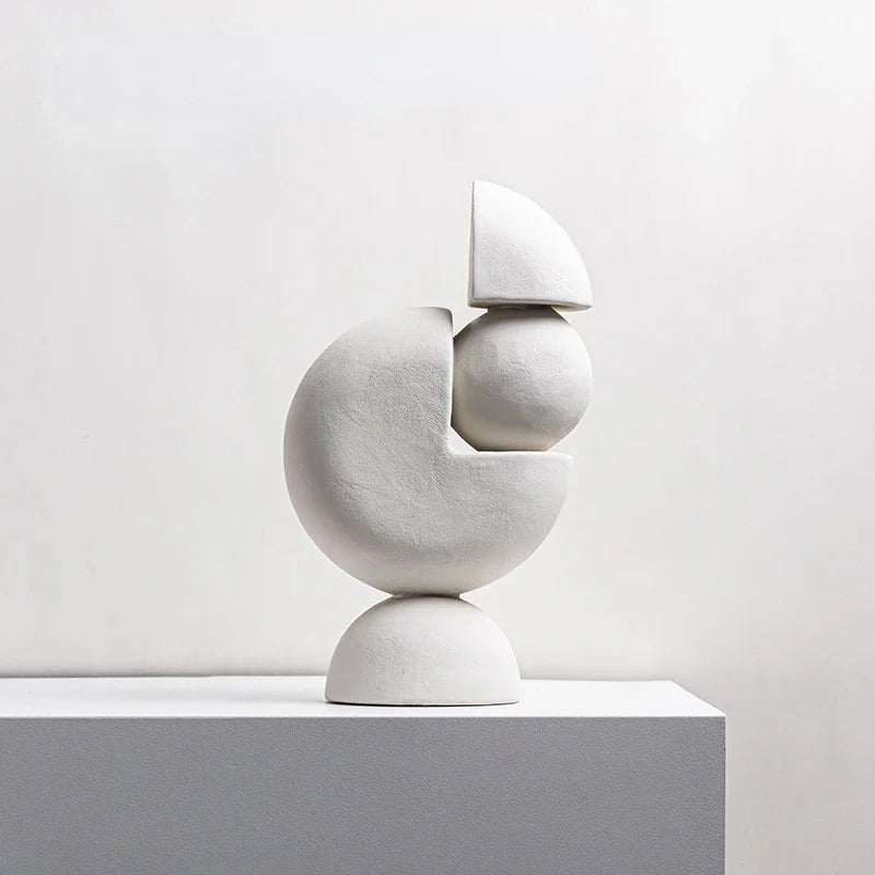 Hommfer – Sculptures Géométriques Jonah en Résine - Hommfer