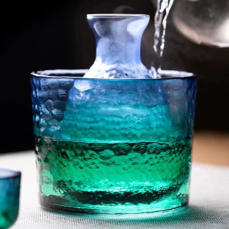 Hommfer – Service de Carafe à Saké Paon en Verre pour la Cuisine - Hommfer