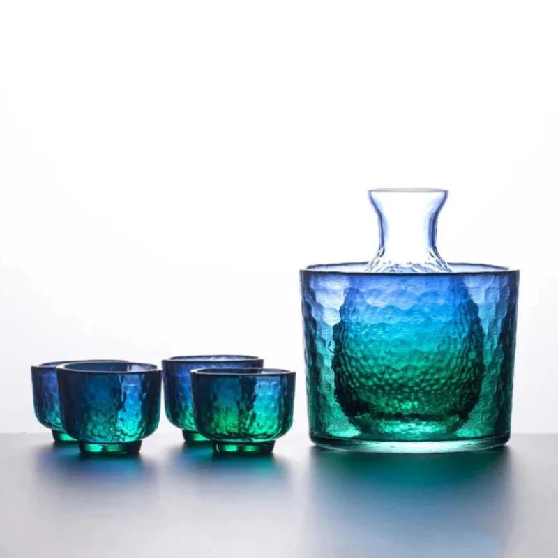 Hommfer – Service de Carafe à Saké Paon en Verre pour la Cuisine - Hommfer