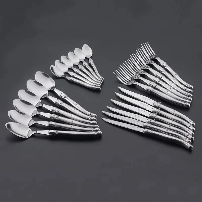 Hommfer – Service de Couverts en Acier Inoxydable Poli pour la Cuisine - Hommfer