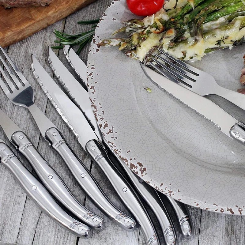 Hommfer – Service de Couverts en Acier Inoxydable Poli pour la Cuisine - Hommfer