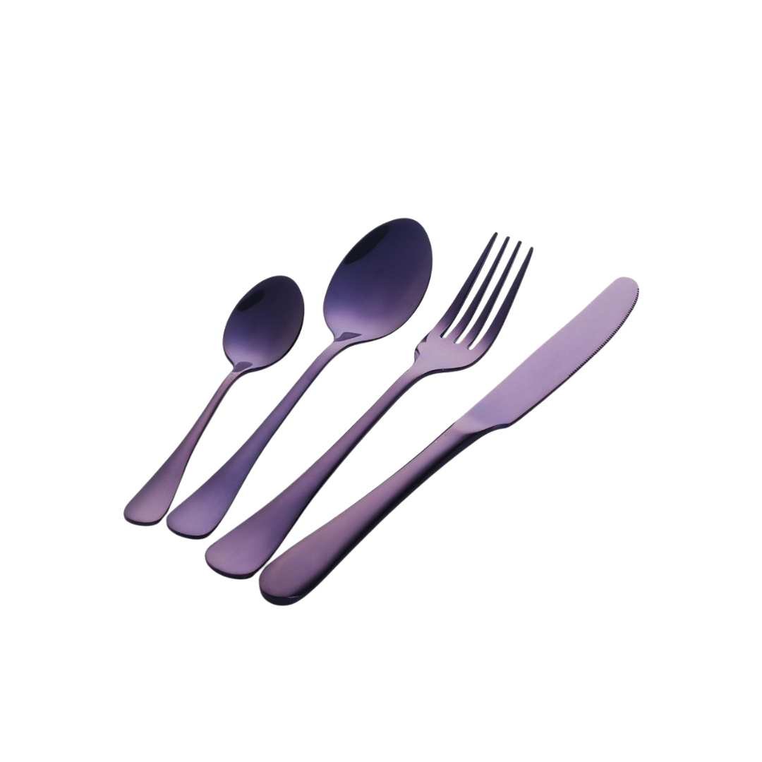 Hommfer – Service de couverts violet 24 pièces - Hommfer