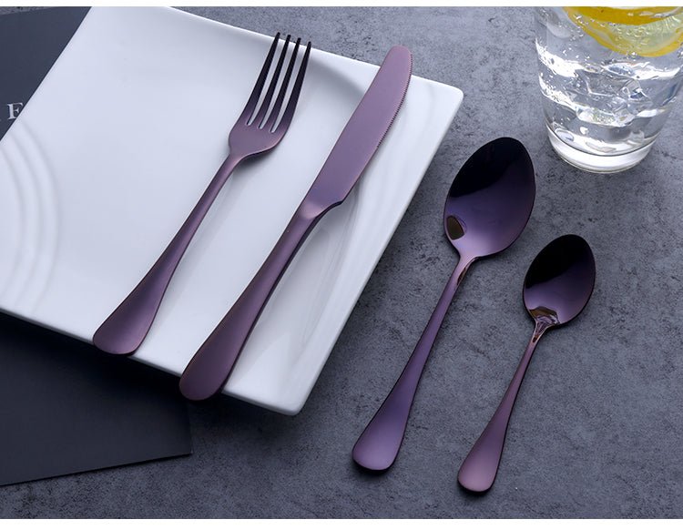 Hommfer – Service de couverts violet 24 pièces - Hommfer