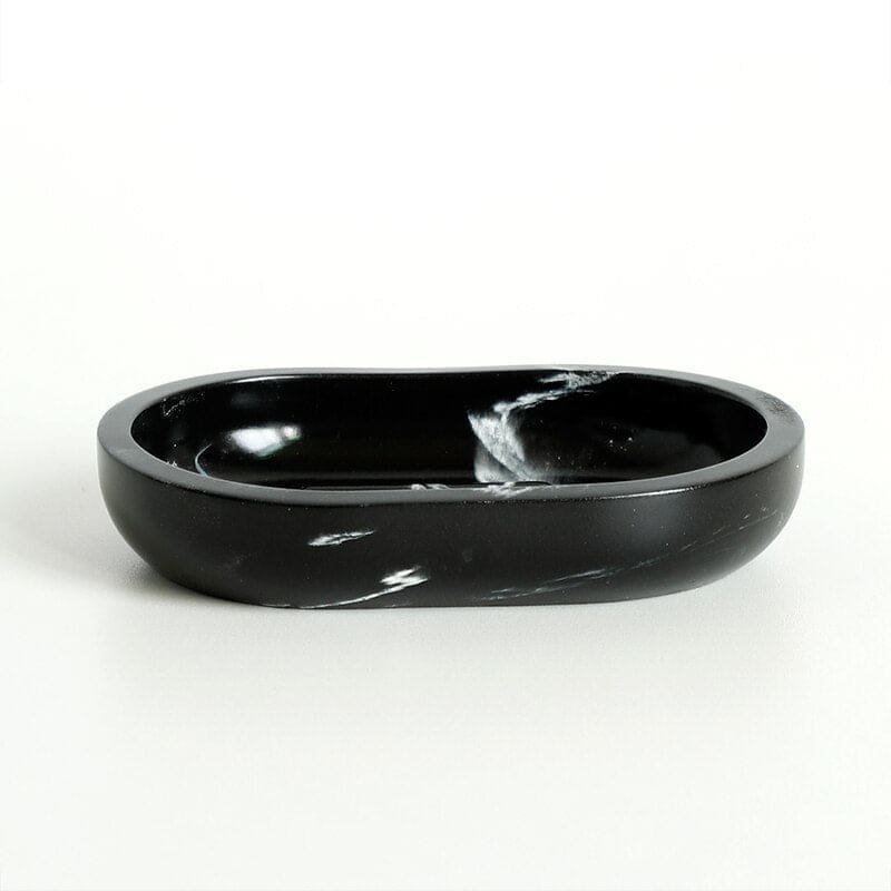 Hommfer – Set d’Accessoires de Salle de Bain Effet Marbre Noir - Hommfer