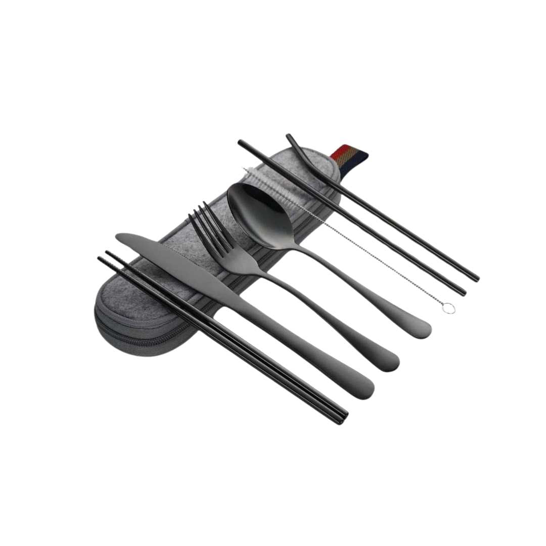 Hommfer – Set de Couverts avec Étui Portable - Hommfer
