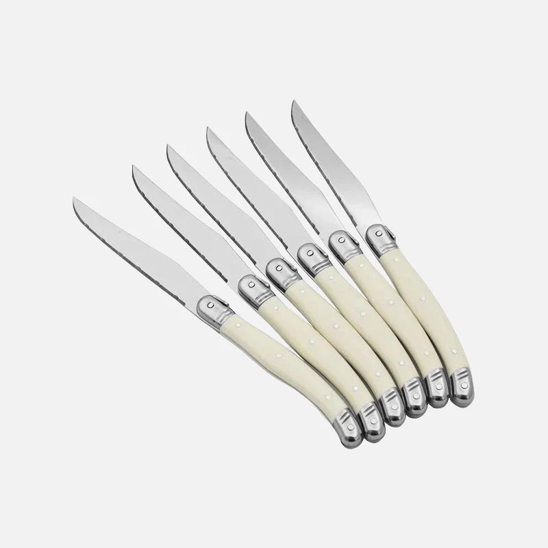 Hommfer – Set de Couverts Ivoire en Acier Inoxydable - Hommfer