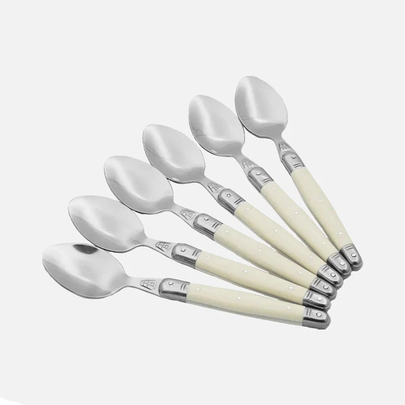 Hommfer – Set de Couverts Ivoire en Acier Inoxydable - Hommfer
