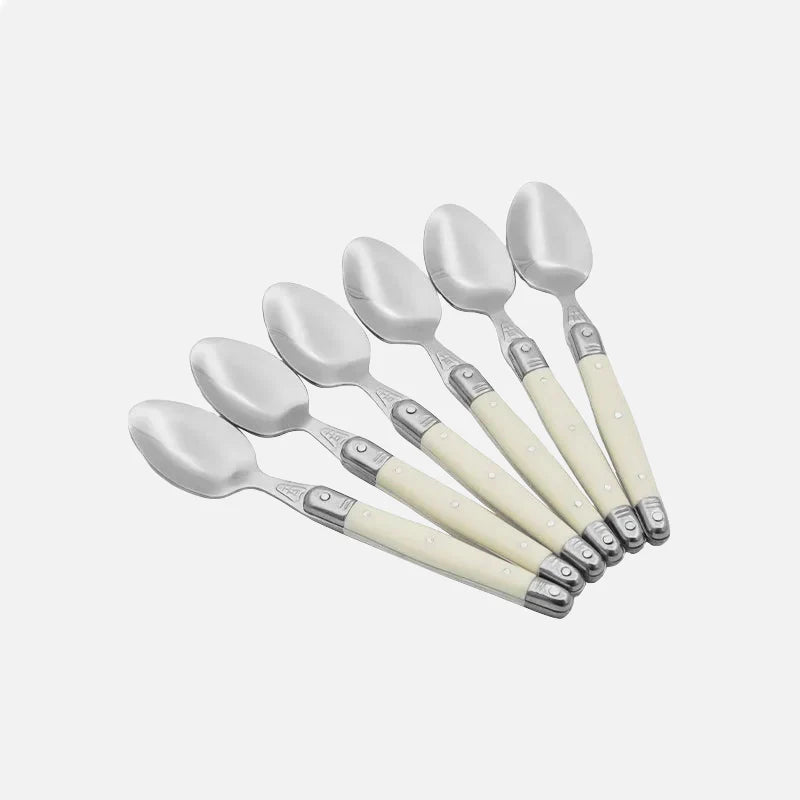 Hommfer – Set de Couverts Ivoire en Acier Inoxydable - Hommfer