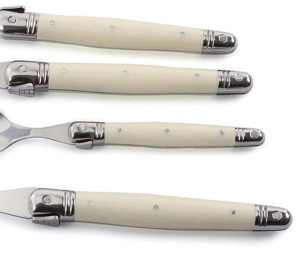 Hommfer – Set de Couverts Ivoire en Acier Inoxydable - Hommfer