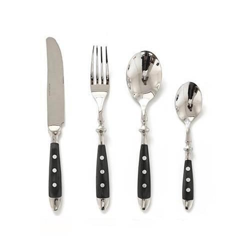 Hommfer – Set de Couverts Noirs en Acier Inoxydable - Hommfer