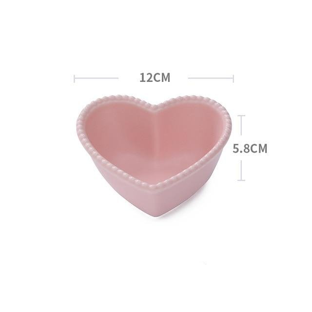 Hommfer - Set de petit - déjeuner en porcelaine pour des matins romantiques - Hommfer