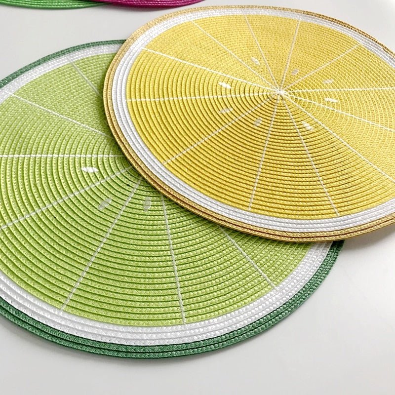 Hommfer - Set de sets de table sur le thème des fruits - Hommfer