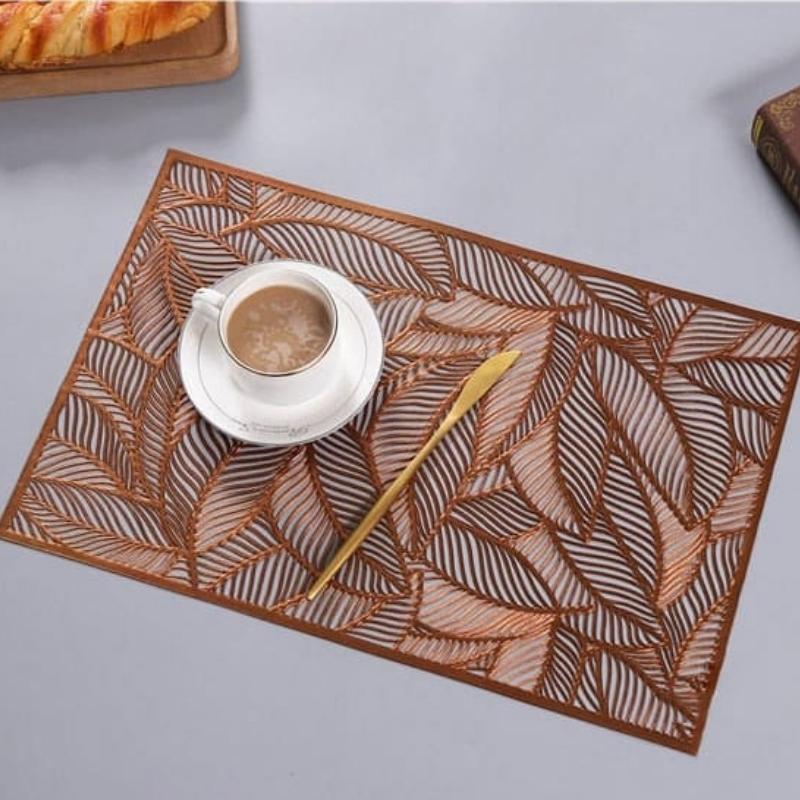 Hommfer – Set de Table Design en PVC Feuilles de Hêtre - Hommfer