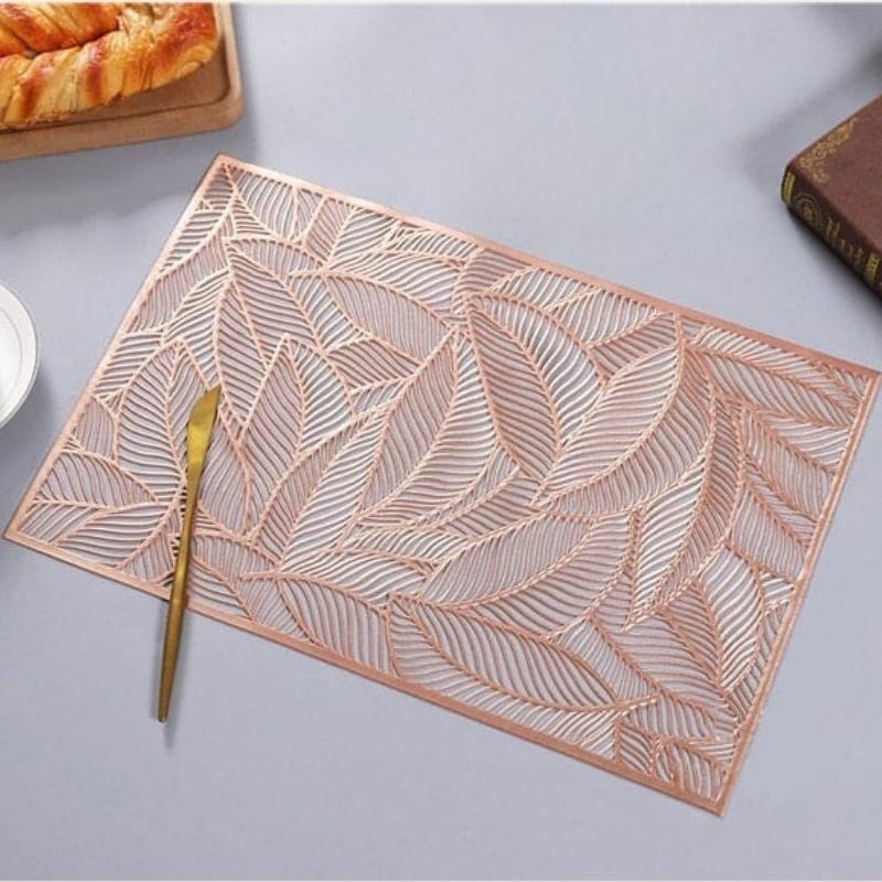 Hommfer – Set de Table Design en PVC Feuilles de Hêtre - Hommfer