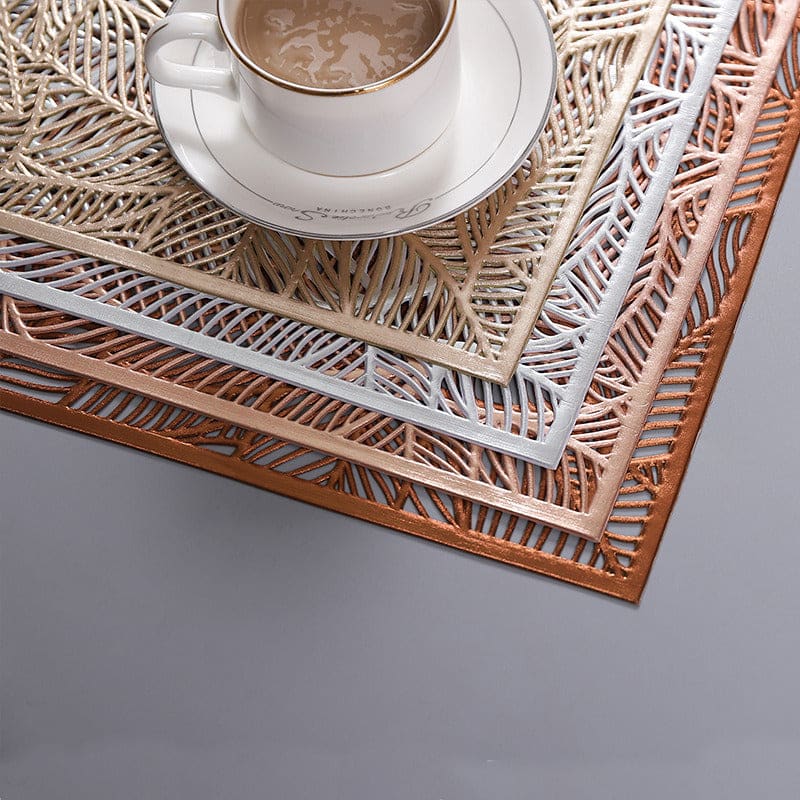 Hommfer – Set de Table Design en PVC Feuilles de Hêtre - Hommfer