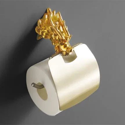 Hommfer – Set Dragon Doré d’Accessoires Salle de Bain - Hommfer