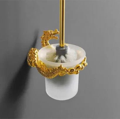 Hommfer – Set Dragon Doré d’Accessoires Salle de Bain - Hommfer