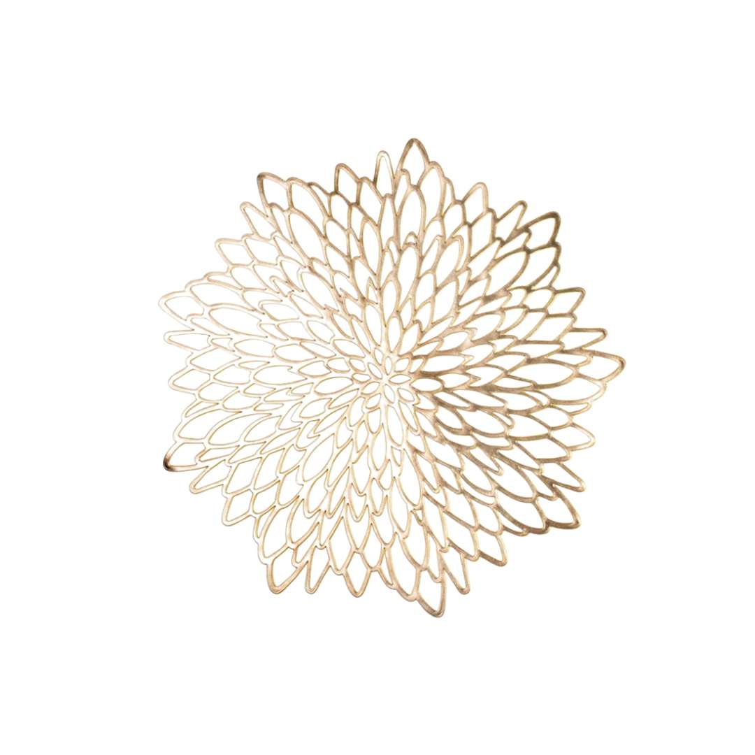 Hommfer - Sets de sets de table Feuille Luxe | Lot de 6 - Hommfer