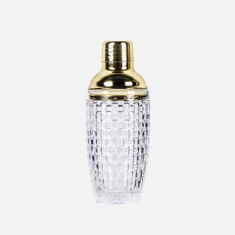 Hommfer – Shaker à Cocktail en Verre et Acier Doré - Hommfer