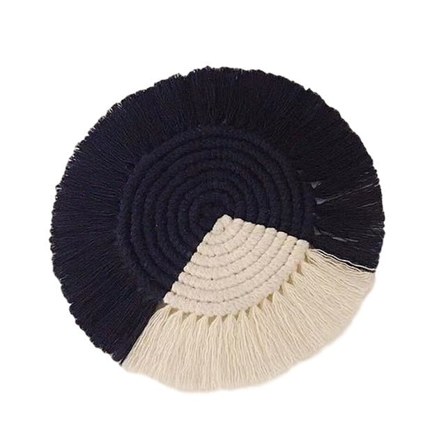 Hommfer - Sous - verres en macramé tissé à la main - Hommfer