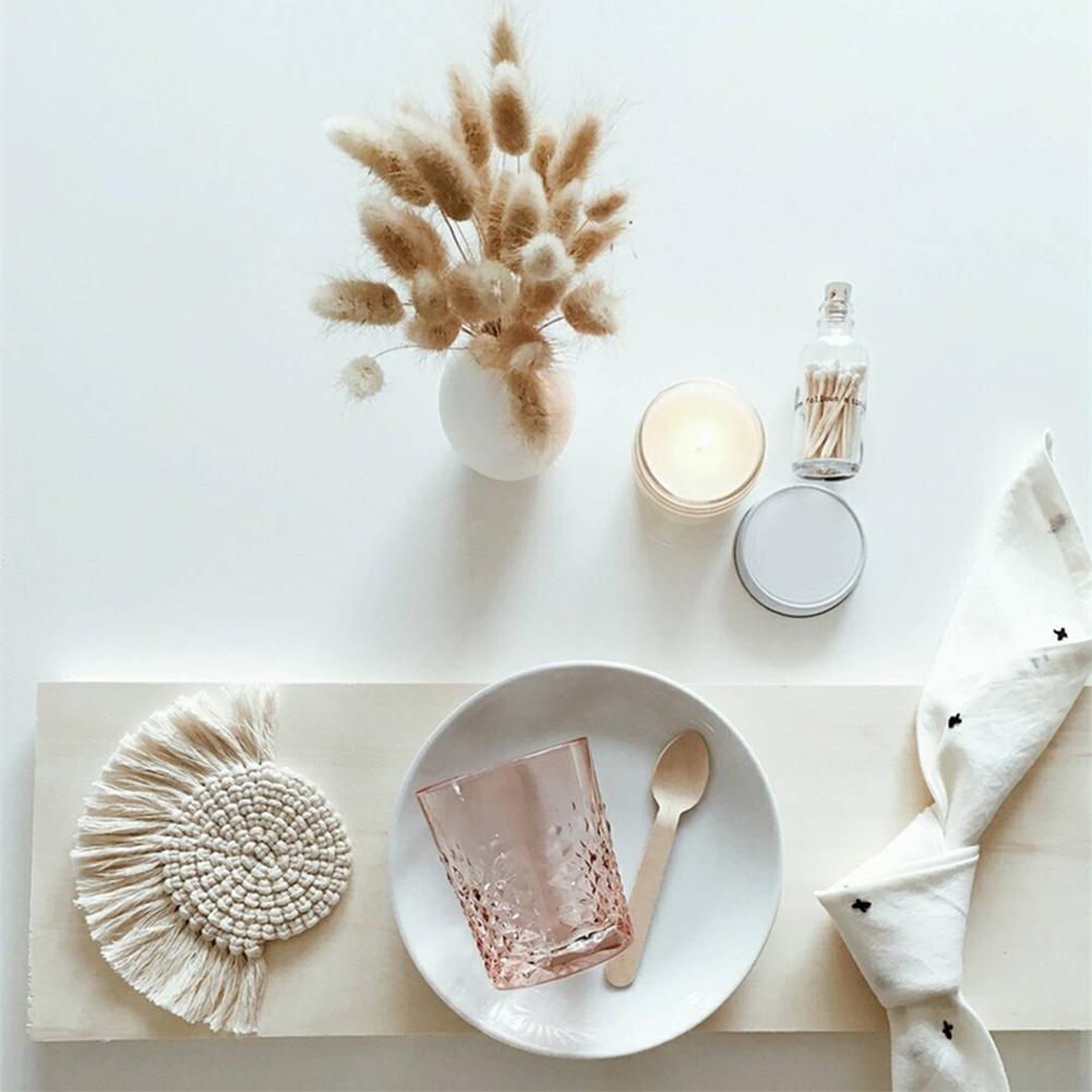 Hommfer - Sous - verres en macramé tissé à la main - Hommfer
