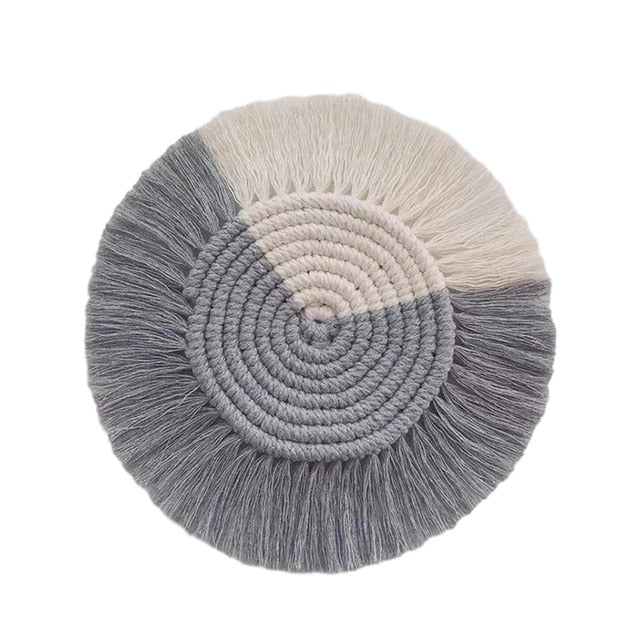 Hommfer - Sous - verres en macramé tissé à la main - Hommfer