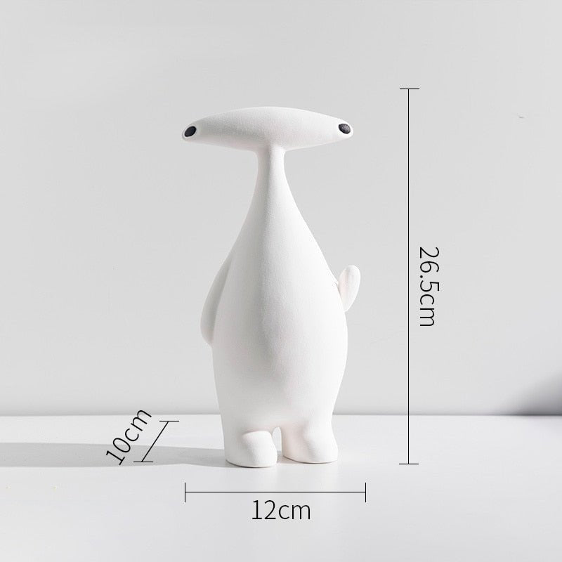 Hommfer – Statue Abstraite Minimaliste Les Amis en Résine - Hommfer
