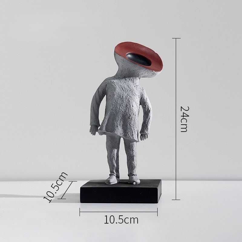 Hommfer – Statue Abstraite Minimaliste Les Amis en Résine - Hommfer
