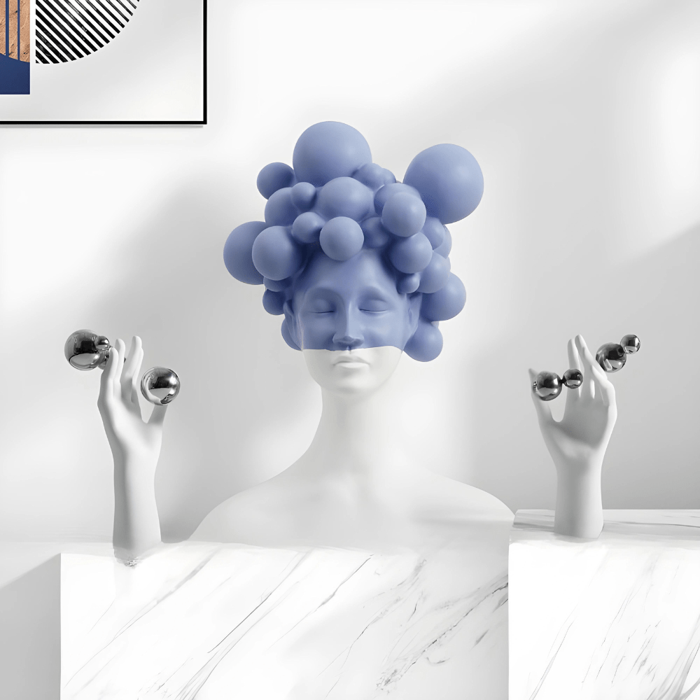 Hommfer – Statue de Femme Mystérieuse Nazla en Résine - Hommfer