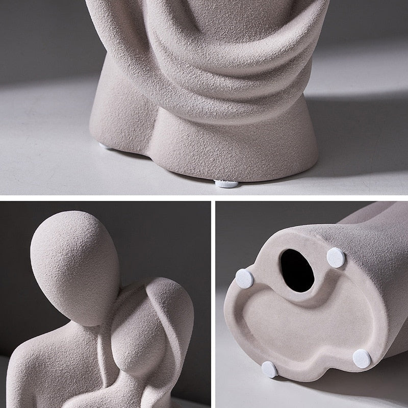 Hommfer – Statue en céramique moderne pour célébrer l'amour éternel - Hommfer