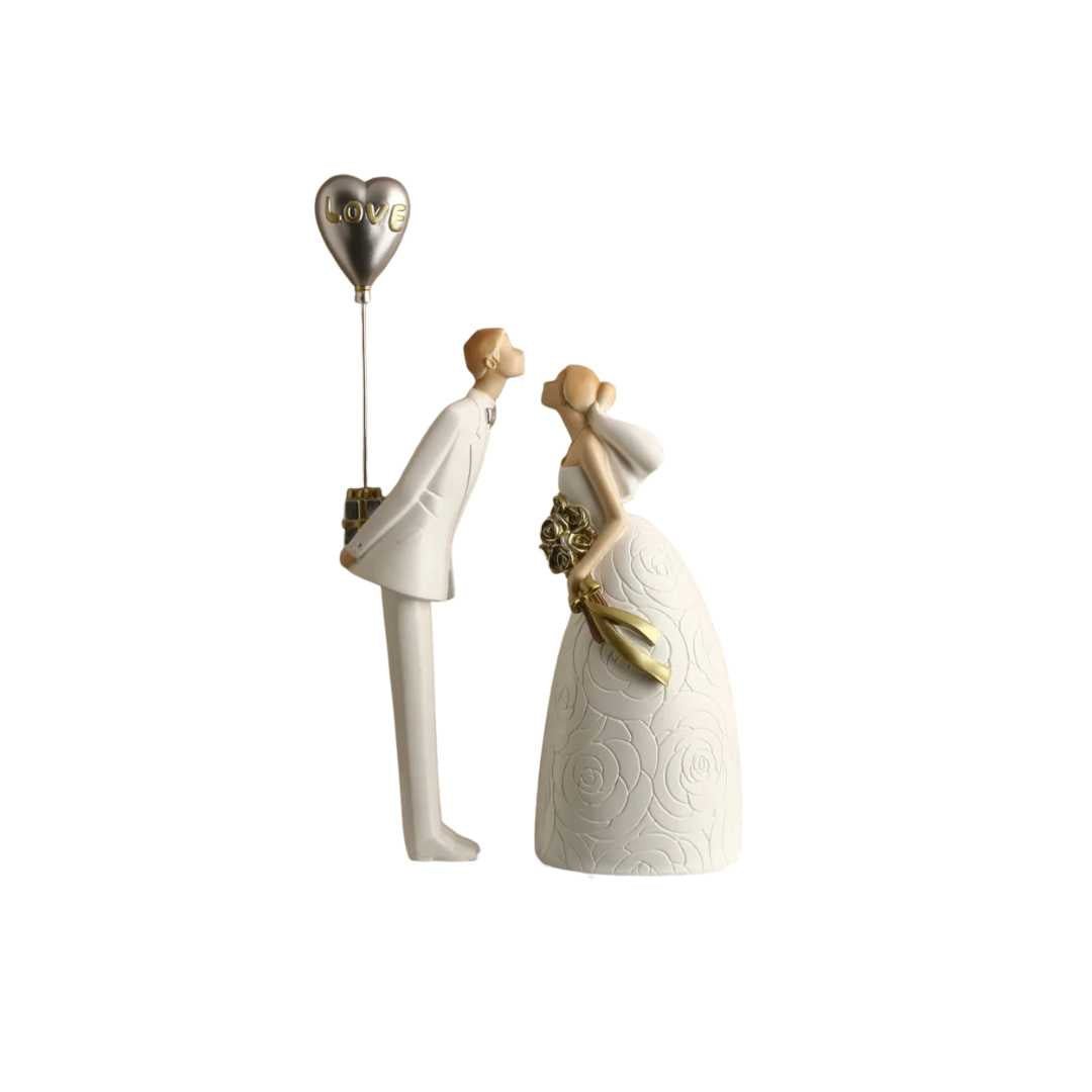 Hommfer – Statue romantique de couple en résine - Hommfer