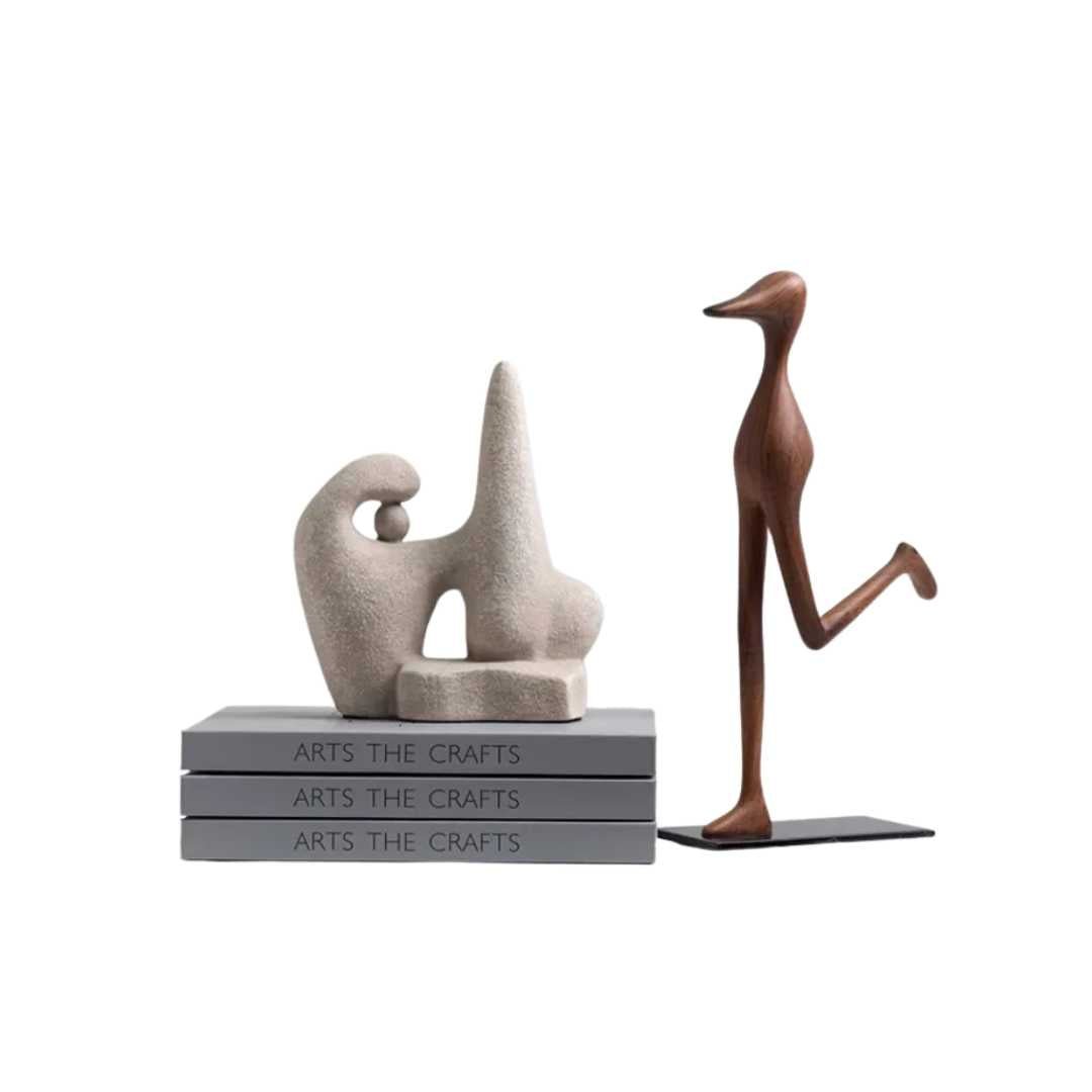 Hommfer – Statues Abstraites Modernes Kylo en Résine et Céramique - Hommfer