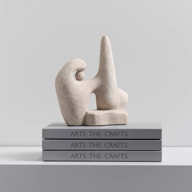 Hommfer – Statues Abstraites Modernes Kylo en Résine et Céramique - Hommfer