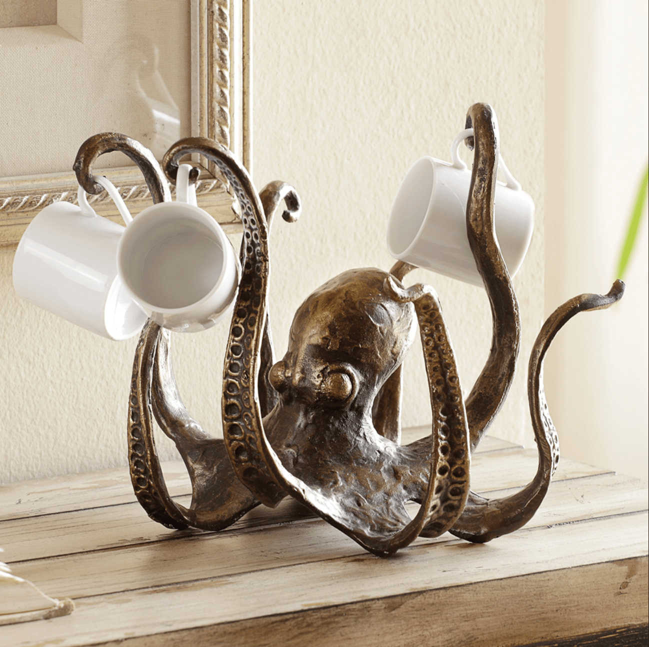 Hommfer – Support à Tasses Rustique Poulpe - Hommfer