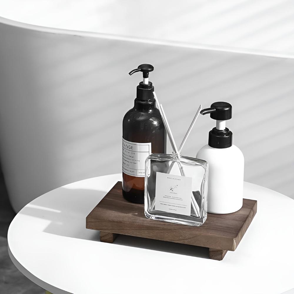 Hommfer - Support en bois élégant pour une touche raffinée dans la salle de bain - Hommfer