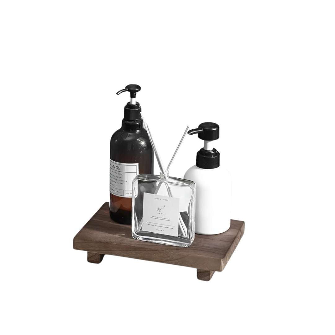 Hommfer - Support en bois élégant pour une touche raffinée dans la salle de bain - Hommfer