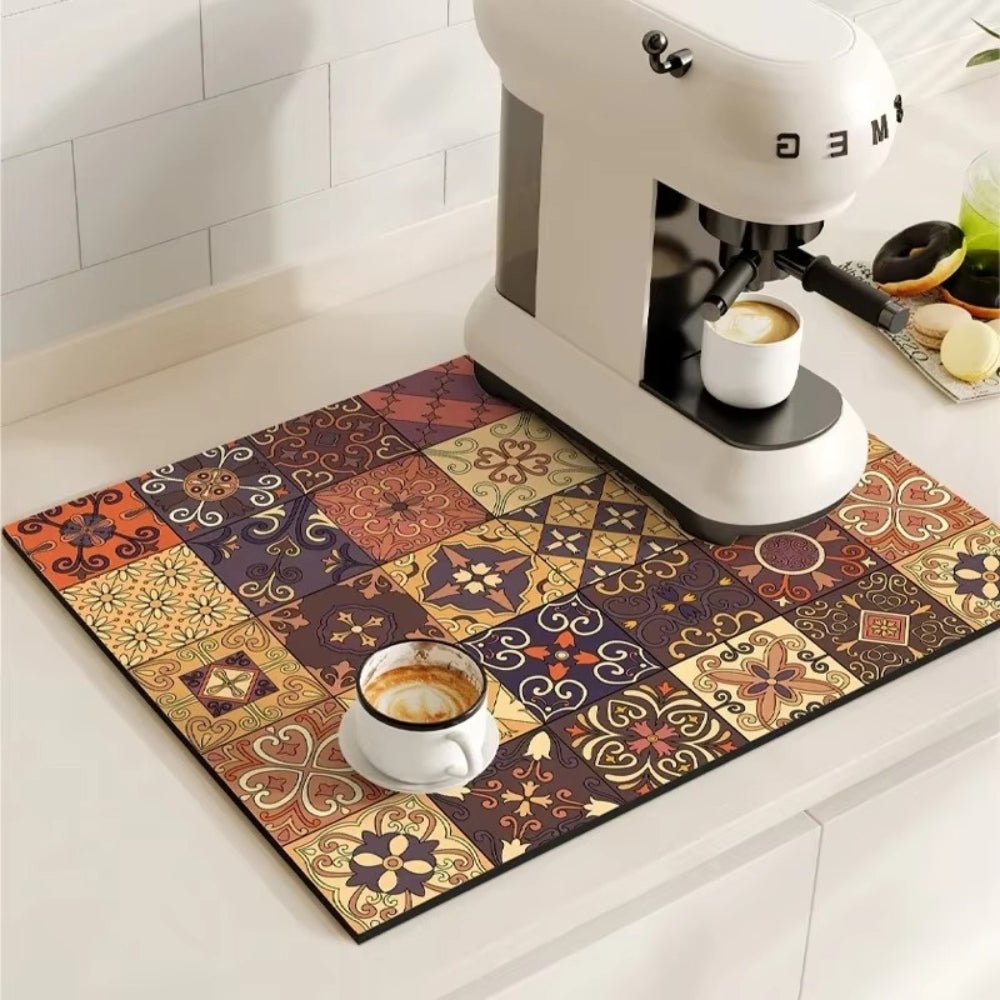 Hommfer – Tapis Absorbant au Style Rétro - Hommfer