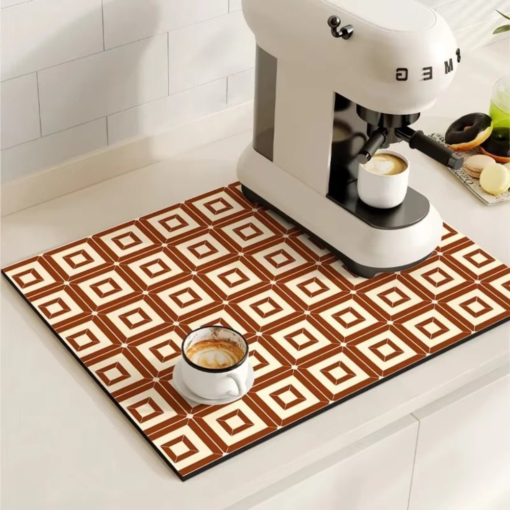 Hommfer – Tapis Absorbant au Style Rétro - Hommfer