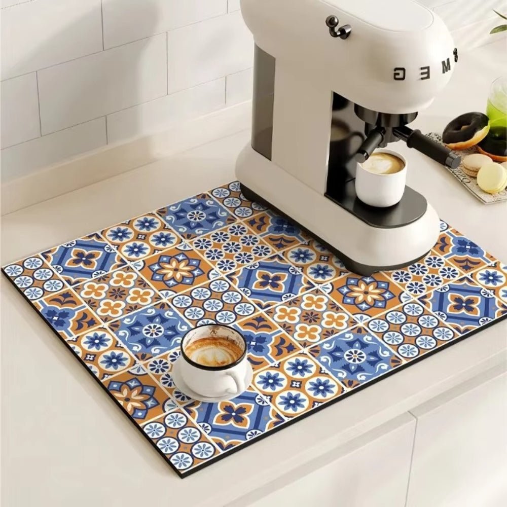 Hommfer – Tapis Absorbant au Style Rétro - Hommfer