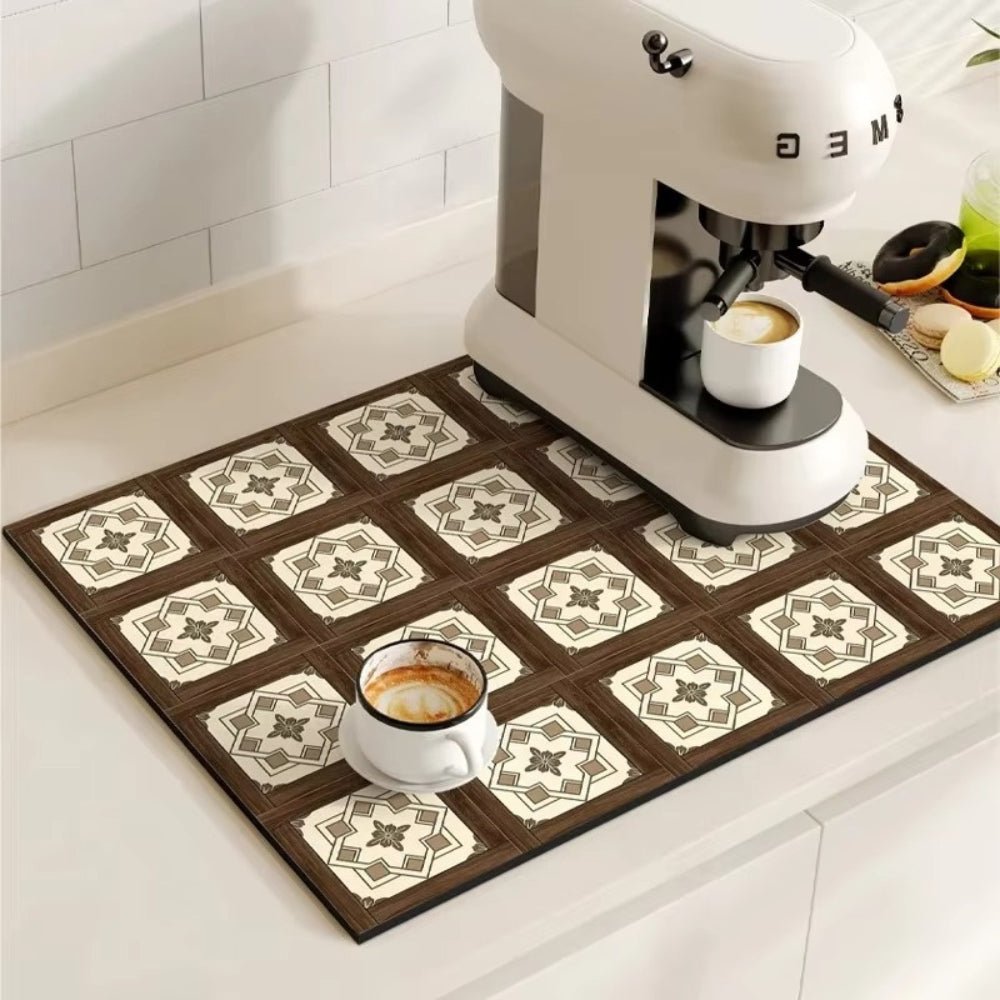 Hommfer – Tapis Absorbant au Style Rétro - Hommfer