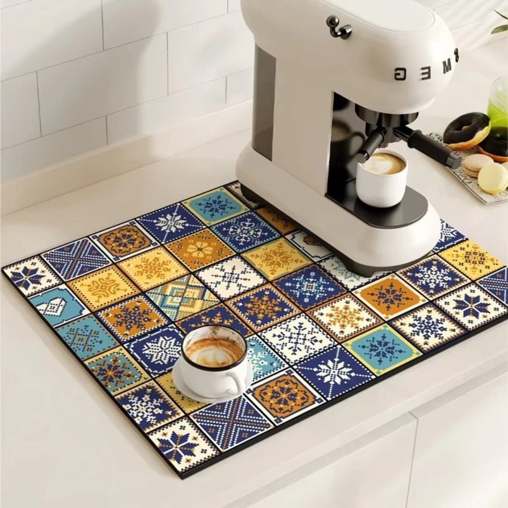 Hommfer – Tapis Absorbant au Style Rétro - Hommfer