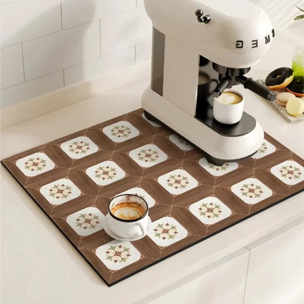 Hommfer – Tapis Absorbant au Style Rétro - Hommfer