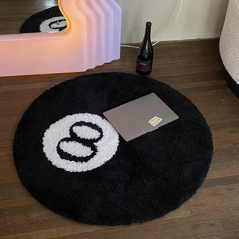 Hommfer – Tapis Boule 8 Antidérapant en Polyester - Hommfer