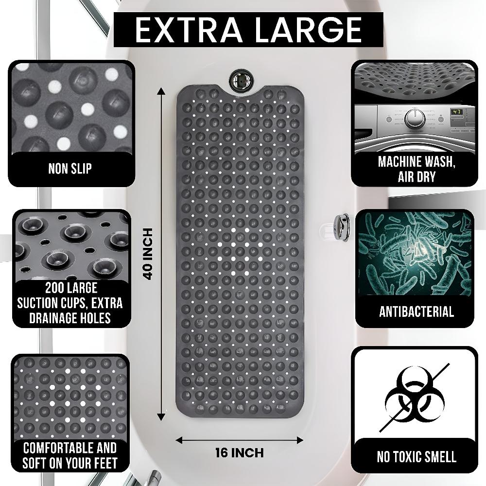 Hommfer – Tapis de Bain Antidérapant Facile à Nettoyer - Hommfer