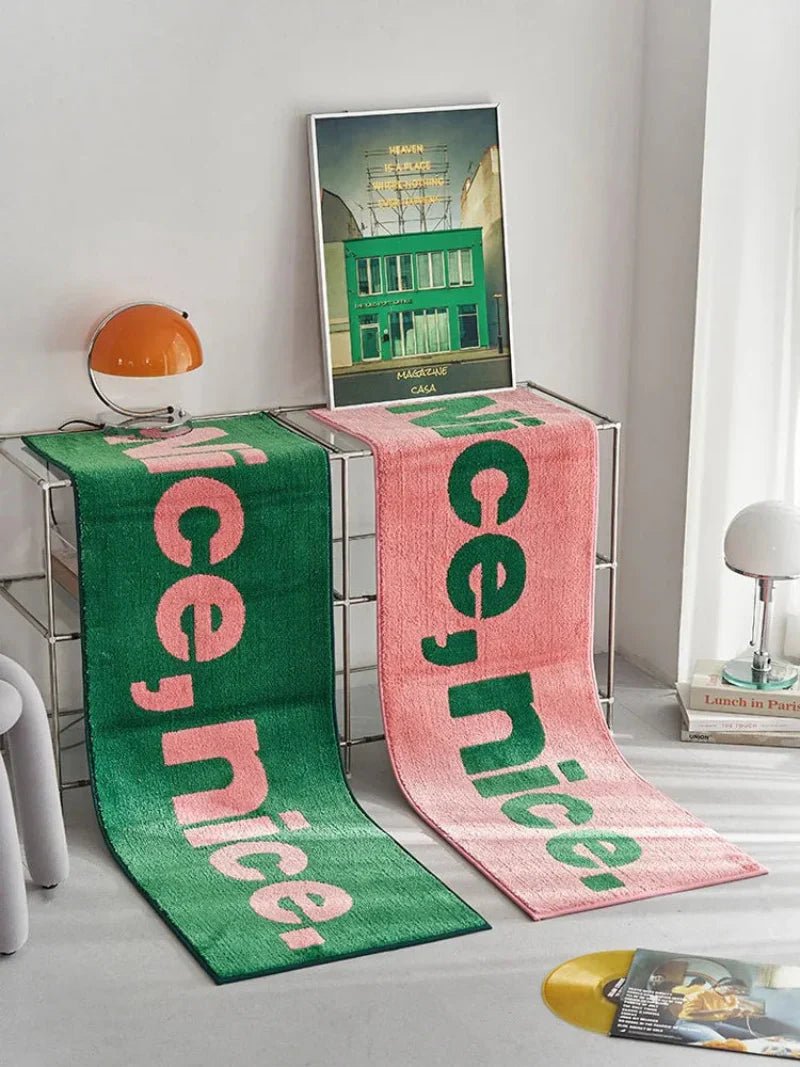 Hommfer - Tapis de Bain et Coureur Pop Ludique pour la Salle de Bain - Hommfer