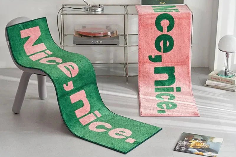 Hommfer - Tapis de Bain et Coureur Pop Ludique pour la Salle de Bain - Hommfer
