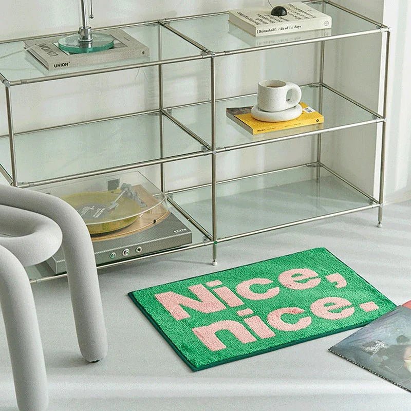 Hommfer - Tapis de Bain et Coureur Pop Ludique pour la Salle de Bain - Hommfer