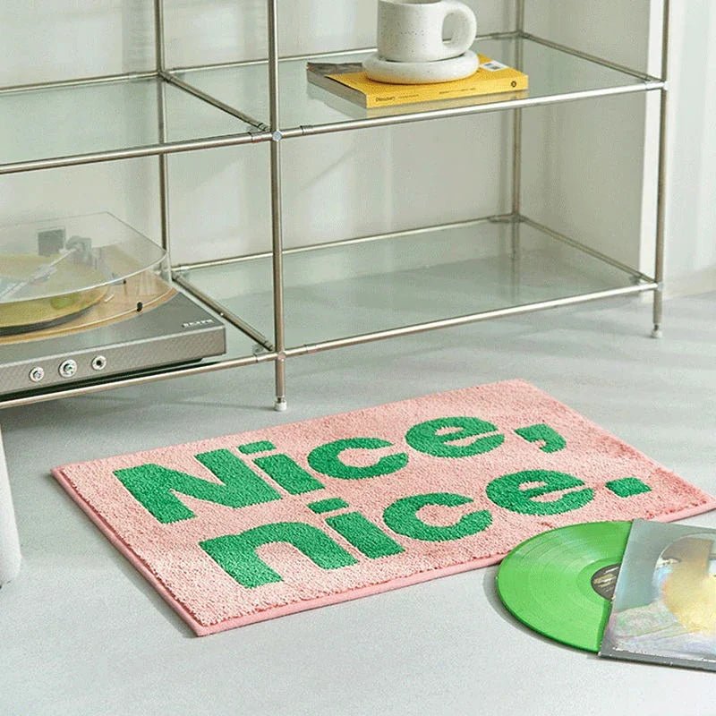 Hommfer - Tapis de Bain et Coureur Pop Ludique pour la Salle de Bain - Hommfer